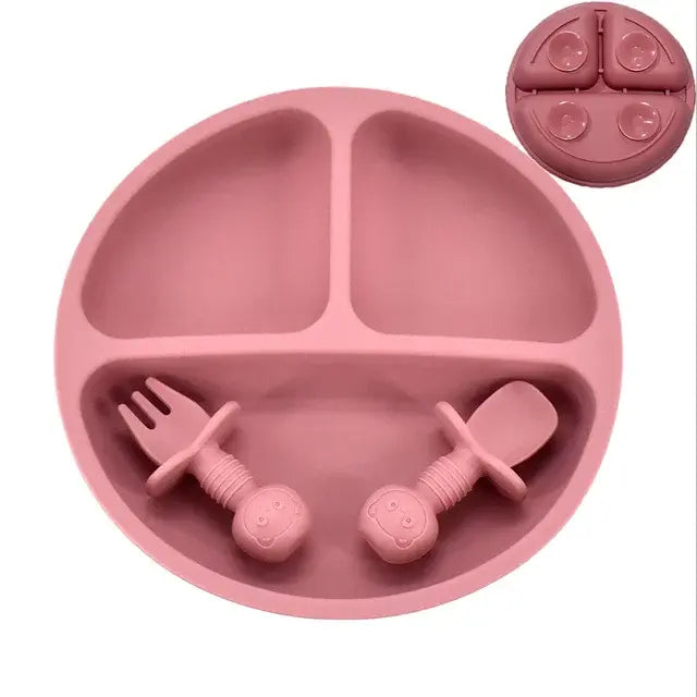 Baby Silicone Plate Set