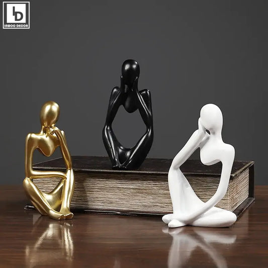 Abstract Thinker Figurines