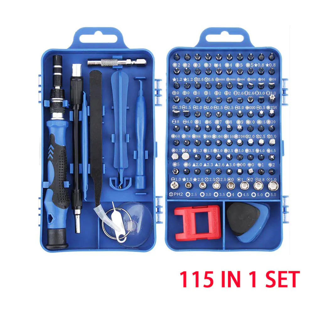 Precise: 115-in-1 Precision Screwdriver Set