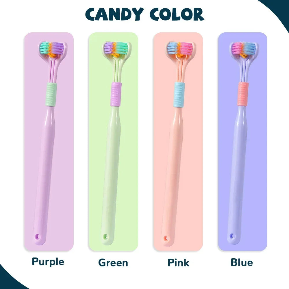 Three Sided Toothbrush