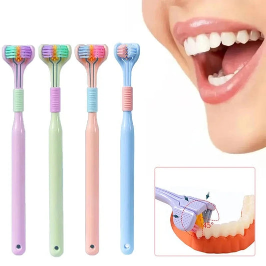 Three Sided Toothbrush